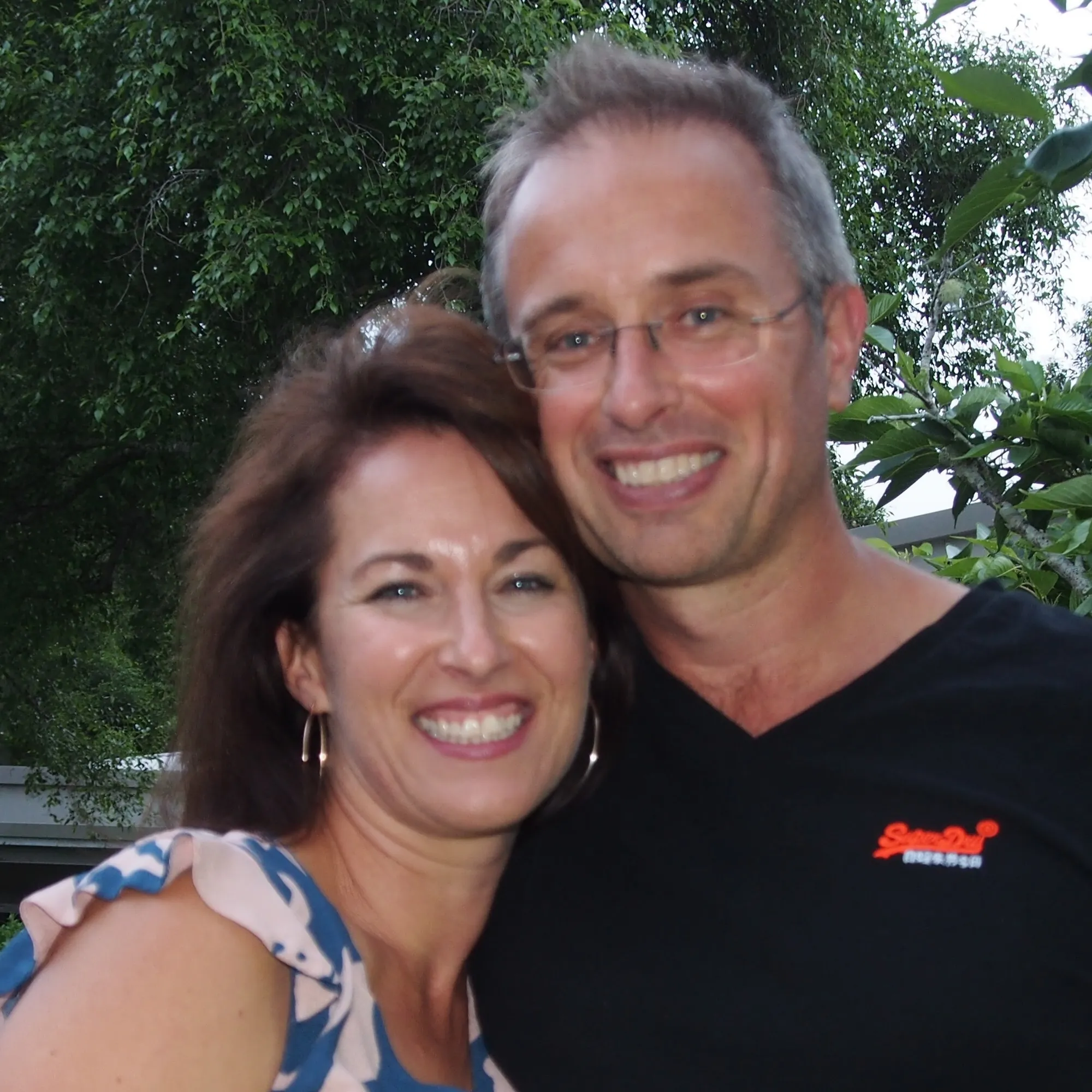 Julia, khesed Christian counsellor, with her husband