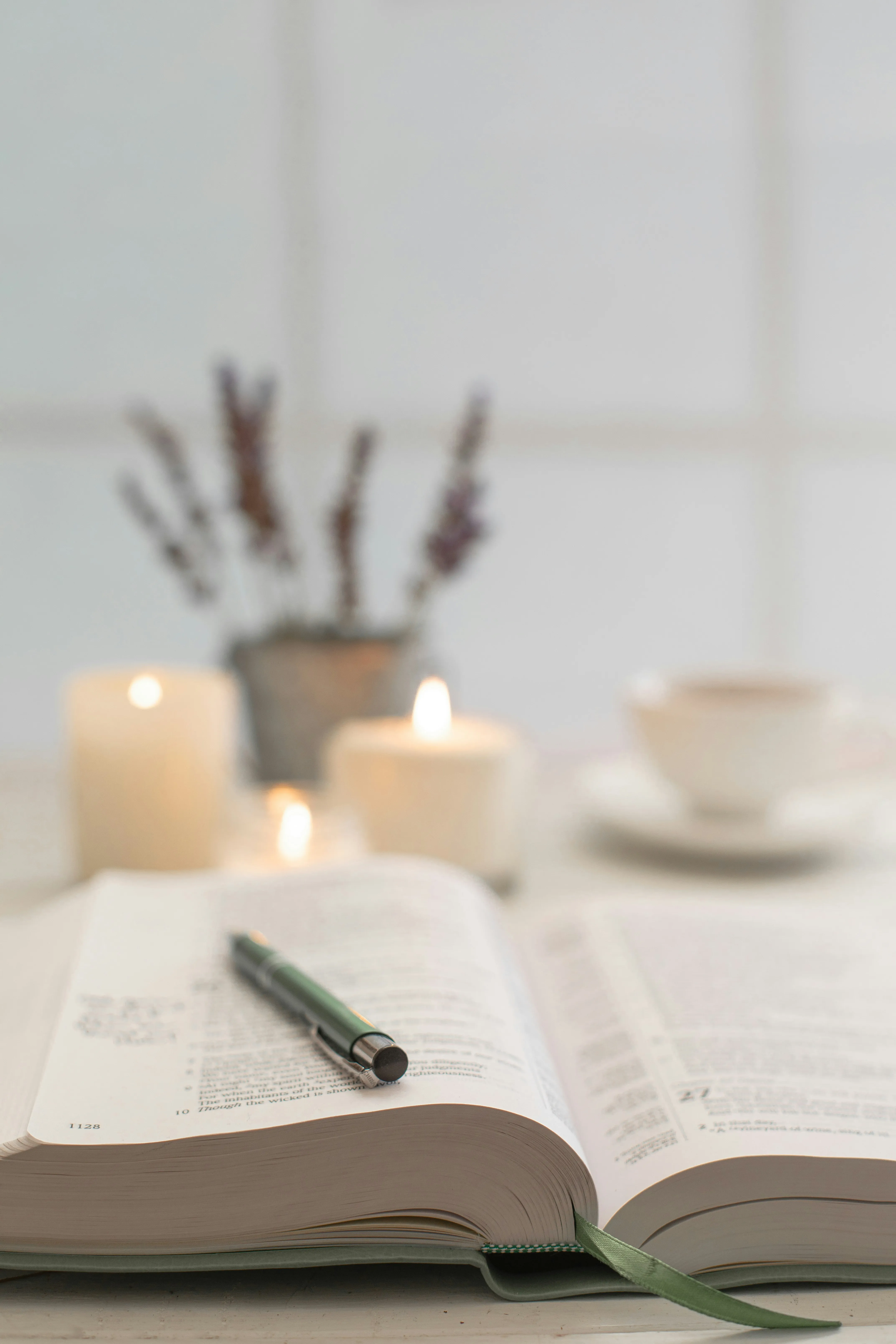 Open Bible, representing Scripture as the foundation of our faith
